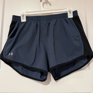 Under Armour Women's Navy/Grey Athletic Shorts